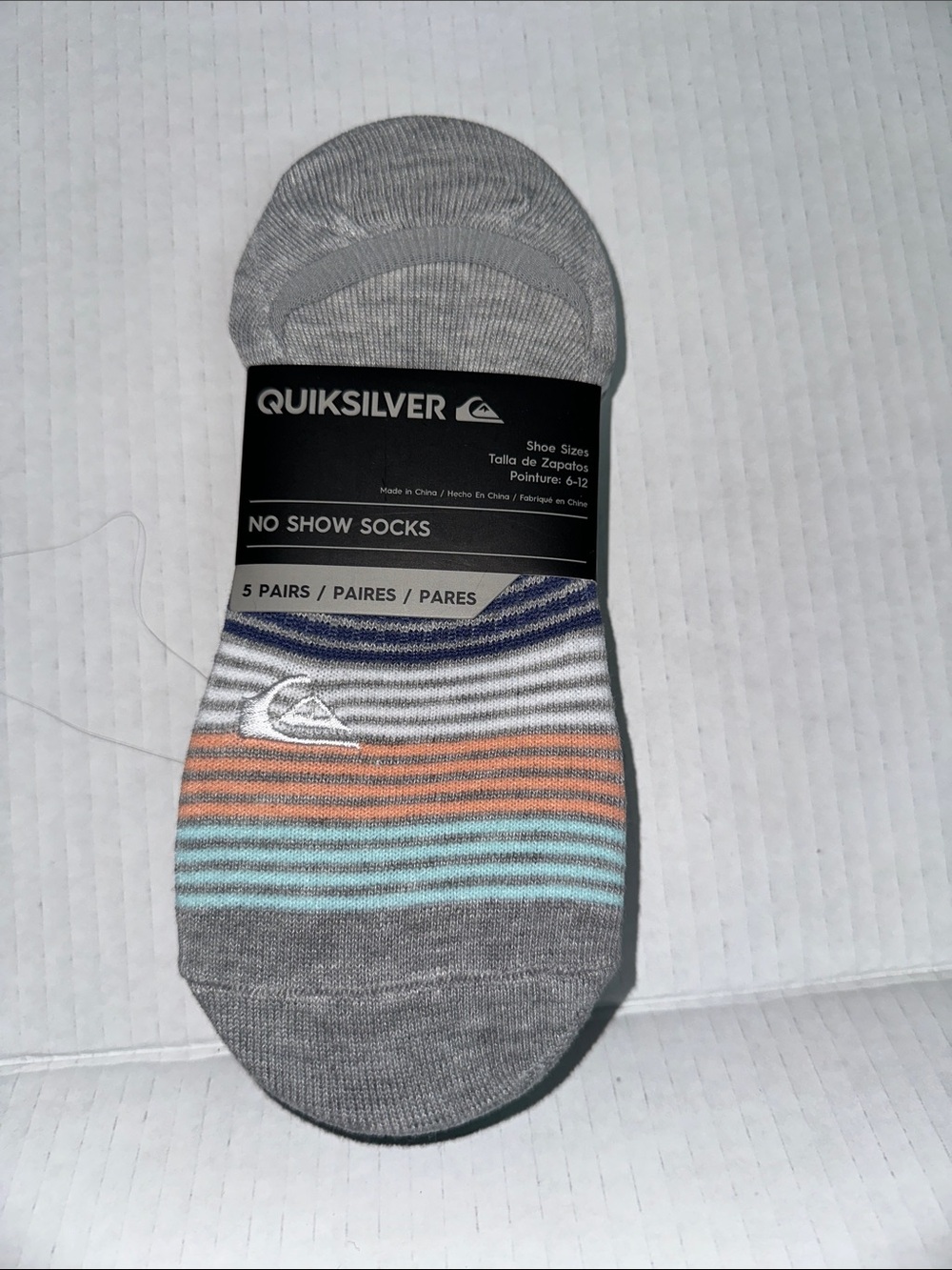Quiksilver Women's No-Show Socks 5pk